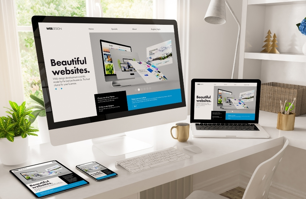 web development services for businesses creating fast responsive websites
